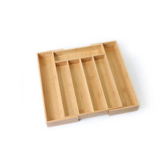 Expandable Bamboo Cutlery Drawer Organizer - Optimal Kitchen Storage Solution - Kitchen Drawer Organizer - Hurbane Home