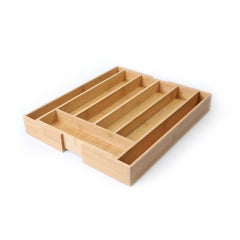 Expandable Bamboo Cutlery Drawer Organizer - Optimal Kitchen Storage Solution - Kitchen Drawer Organizer - Hurbane Home