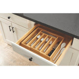 Expandable Bamboo Cutlery Drawer Organizer - Optimal Kitchen Storage Solution - Kitchen Drawer Organizer - Hurbane Home