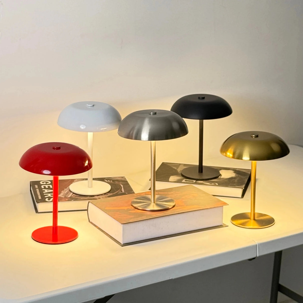 Eye Protection Table Lamp - Cordless LED, Adjustable Brightness, Ideal for Studying - LED Table Lamp - Hurbane Home