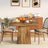 farmhouse pedestal dining table styled for four seats