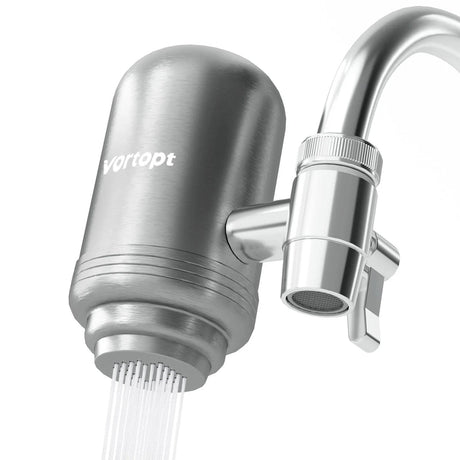 Faucet Water Filter – Stainless Steel Pre Filter for Clean Tap Water - Faucet Water Purifier - Hurbane Home