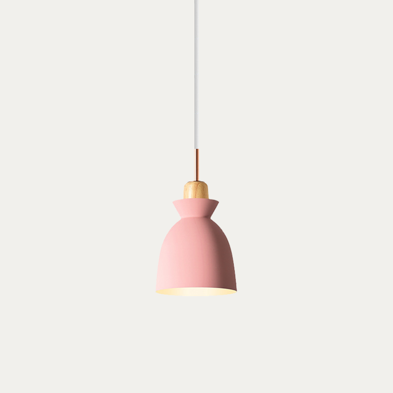 Valarie Scandinavian Wood Pendant Light Modern Fixture