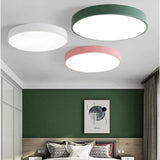 Lampsmodern-UK Circular Flush Mount LED Ceiling Light Slim Profile