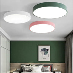 Lampsmodern-UK Circular Flush Mount LED Ceiling Light Slim Profile