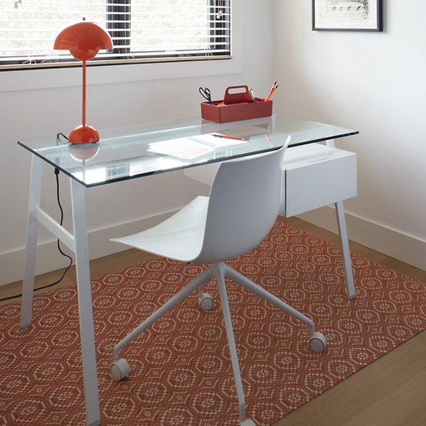 floor mat for home with durable woven vinyl surface