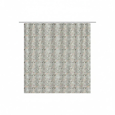 Floral Shower Curtain - Vintage Pink Flower Design for Elegant Bathroom Decor - fabric shower curtain - Hurbane Home