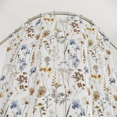 Floral Shower Curtain - Vintage Pink Flower Design for Elegant Bathroom Decor - fabric shower curtain - Hurbane Home