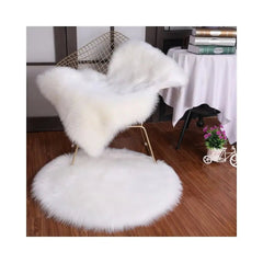 Fluffy Area Rugs – Faux Shaggy Sheepskin Accent Rug for Home - Hurbane Home
