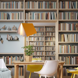 Modern Book Pendant Light - Open Book Iron Hanging Shade