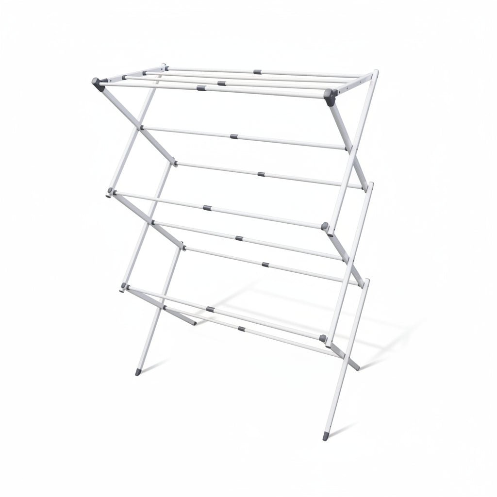 Foldable Clothes Drying Rack - Space - Saving Laundry Solution for Indoor/Outdoor Use - folding drying rack - Hurbane Home