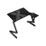 Foldable Laptop Stand – Adjustable Aluminum Ergonomic Portable Computer Table - Portable Laptop Stand - Hurbane Home