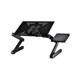 Foldable Laptop Stand – Adjustable Aluminum Ergonomic Portable Computer Table - Portable Laptop Stand - Hurbane Home