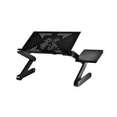 Foldable Laptop Stand – Adjustable Aluminum Ergonomic Portable Computer Table - Portable Laptop Stand - Hurbane Home