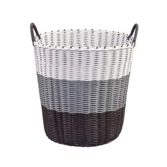 Foldable Laundry Basket - Space - Saving Woven Storage Solution for Clothes Organization - Wooven Storage Baskets - Hurbane Home