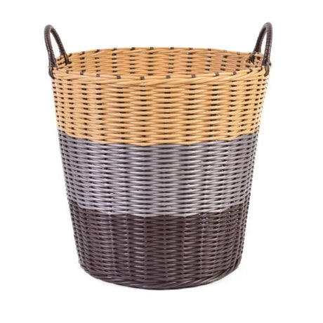 Foldable Laundry Basket - Space - Saving Woven Storage Solution for Clothes Organization - Wooven Storage Baskets - Hurbane Home