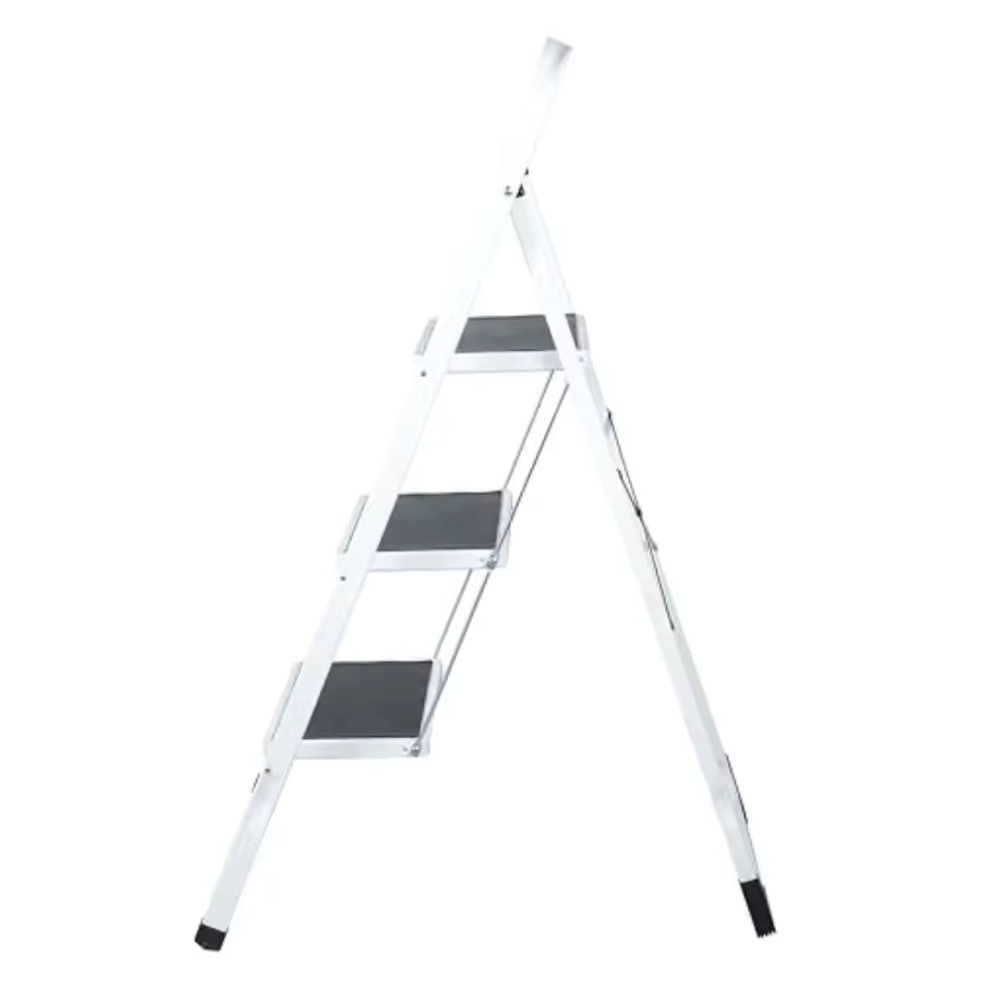 Foldable Portable Ladder - 3 Step Anti Slip Folding Stool For Home - Folding Step Stool - Hurbane Home