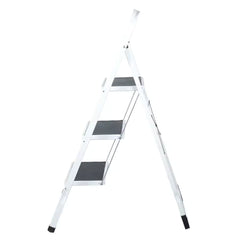Foldable Portable Ladder - 3 Step Anti Slip Folding Stool For Home - Folding Step Stool - Hurbane Home