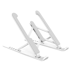 Folding Laptop Stand – Adjustable Portable ABS Plastic Ergonomic Holder - Portable Laptop Stand - Hurbane Home