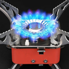 Folding Propane Camp Stove - Compact, Portable Gas Burner for Outdoor Cooking - Camping Gas Stove - Hurbane Home