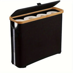 Folding Storage Basket - Collapsible Fabric for Toilet Paper Organization - Toilet Paper Basket - Hurbane Home