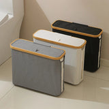 Folding Storage Basket - Collapsible Fabric for Toilet Paper Organization - Toilet Paper Basket - Hurbane Home
