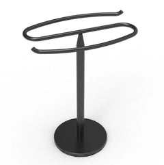 Free Standing Towel Rack - Space - Saving Countertop Organizer for Bathrooms - countertop towel rack - Hurbane Home