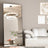 Full Length Floor Mirror – CASSILANDO Black Metal Standing Design - Hurbane Home