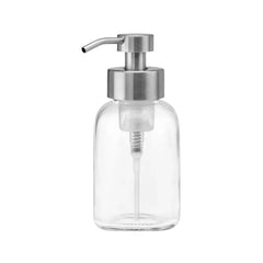 Glass Foaming Soap Dispenser - Elegant Amber Design for Efficient Dish Cleaning - dish soap dispenser - Hurbane Home