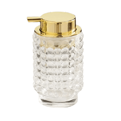 Glass Hand Sanitizer Bottle - Portable Dispenser for Soap and Lotion - glass soap dispenser - Hurbane Home