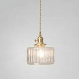 Glass pendant light fixtures with green glass shade