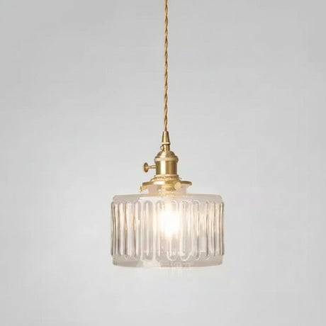Glass pendant light fixtures with green glass shade