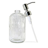 Glass Refillable Soap Dispenser - Elegant Foam Pump for Efficient Hand Hygiene - glass soap dispenser - Hurbane Home