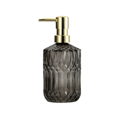Glass Refillable Soap Dispenser - Stylish Hand Wash Pump Bottle for Home Decor - glass soap dispenser - Hurbane Home