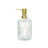 Glass Refillable Soap Dispenser - Stylish Hand Wash Pump Bottle for Home Decor - glass soap dispenser - Hurbane Home