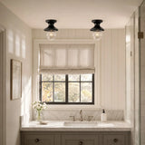 Glazed ceramic flush mount ceiling light additional product view 12