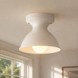 Glazed ceramic flush mount ceiling light further product image 16
