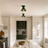 Glazed ceramic flush mount ceiling light additional product view 24