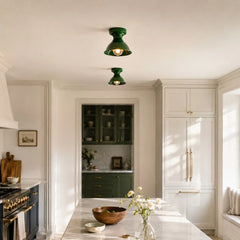 Glazed ceramic flush mount ceiling light additional product view 24