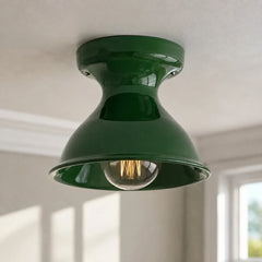 Glazed ceramic flush mount ceiling light additional product view 30