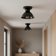 Glazed ceramic flush mount ceiling light supplementary product view 53