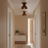 Glazed ceramic flush mount ceiling light further product image 58