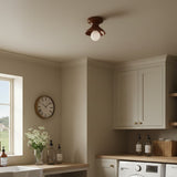 Glazed ceramic flush mount ceiling light additional product view 60