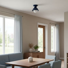 Glazed ceramic flush mount ceiling light further product image 64