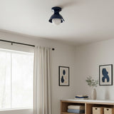 Glazed ceramic flush mount ceiling light supplementary product view 65