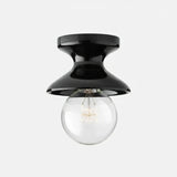 Glazed ceramic flush mount ceiling light further product image 76