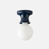 Glazed ceramic flush mount ceiling light further product image 88
