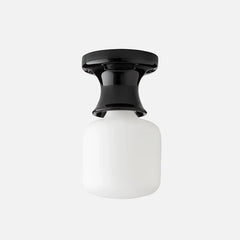 Glazed ceramic flush mount ceiling light colour option view 93