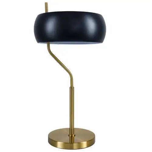 Gold Base Table Lamp with LED Light - Modern Design for Stylish Ambiance - LED Table Lamp - Hurbane Home
