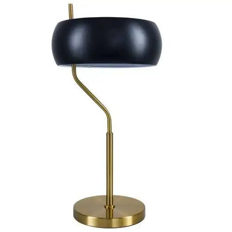 Gold Base Table Lamp with LED Light - Modern Design for Stylish Ambiance - LED Table Lamp - Hurbane Home